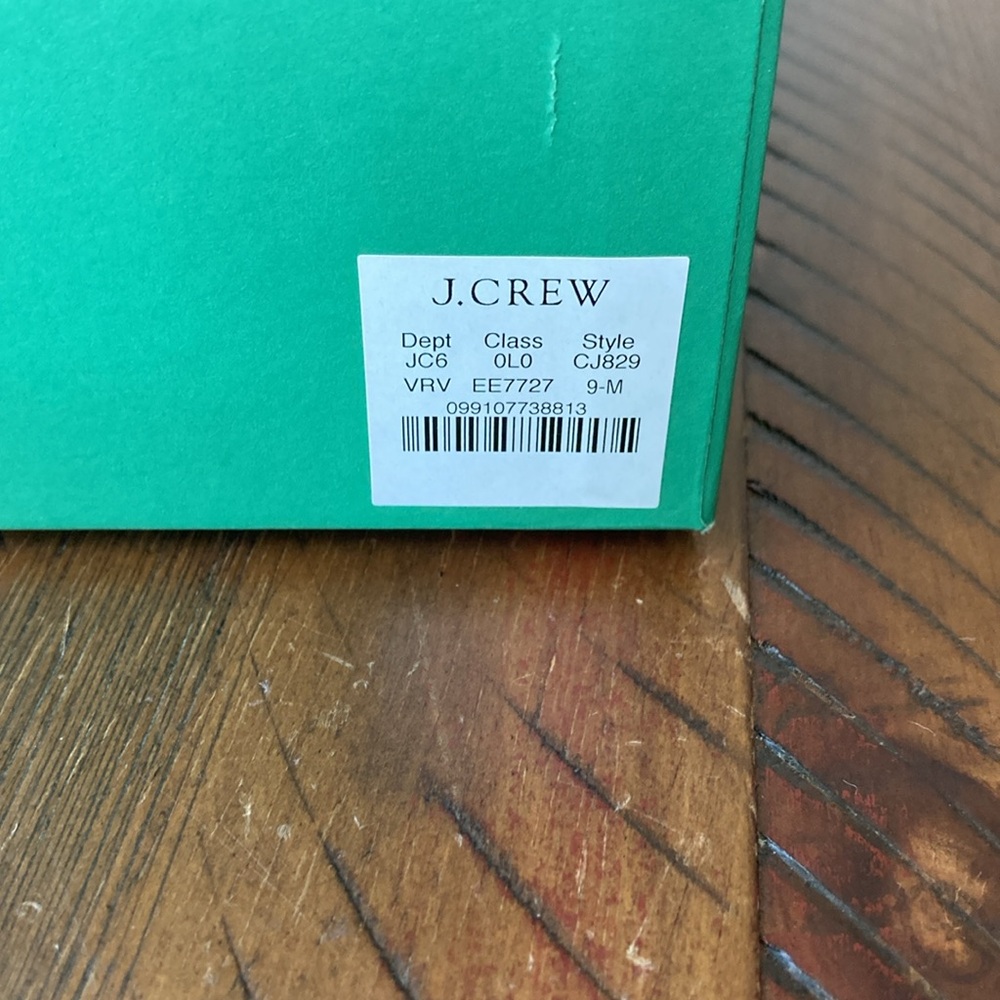 Women’s J.Crew Sandal Shoe Toe Ring Sandal Red New NWT size 9 - Picture 7 of 7